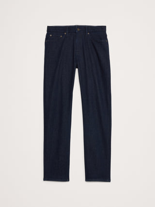 Jeans Rectos Talle Medio con Bolsillos