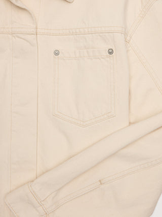 Chaqueta Denim con Bolsillo Delantero