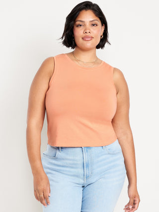 Blusa Cuello Redondo sin Mangas
