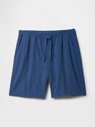 Short con Cintura Elástica Estampado de Rayas