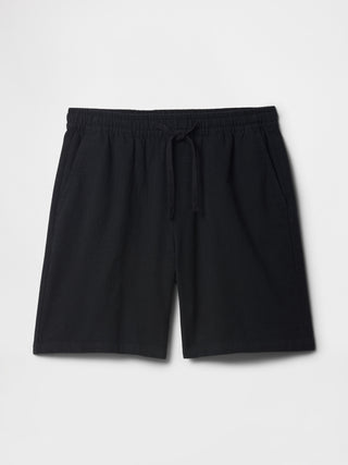 Short con Cintura Elástica Estampado de Rayas