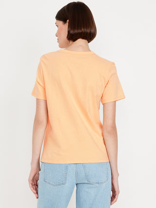 Camiseta Manga Corta con Logo de Algodón