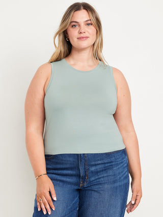 Blusa Cuello Redondo sin Mangas