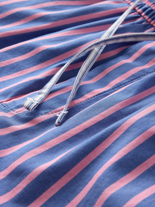 Short con Cintura Elástica Estampado de Rayas