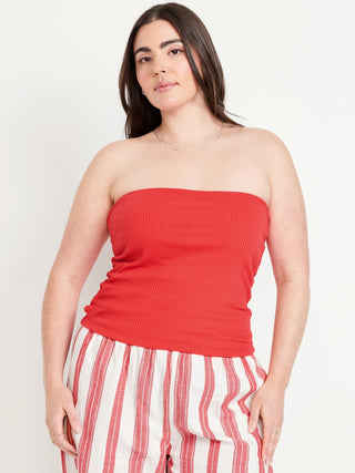 Blusa Acanalada Escote Palabra de Honor