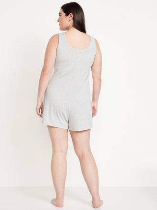 Pijama con Tirantes Anchos de Algodón