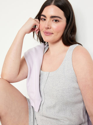 Pijama con Tirantes Anchos de Algodón