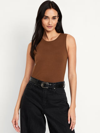 Blusa Cuello Redondo sin Mangas