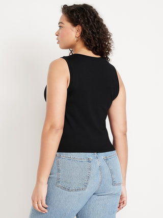 Blusa Cuello Redondo sin Mangas