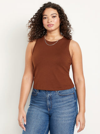 Blusa Cuello Redondo sin Mangas