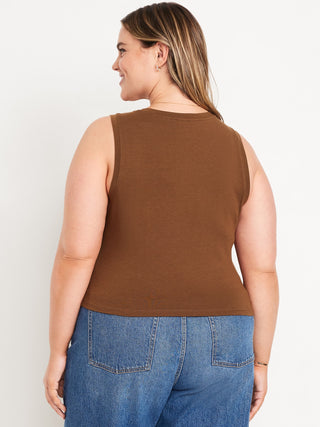 Blusa Cuello Redondo sin Mangas