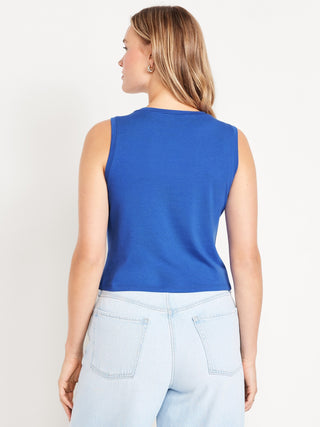 Blusa Cuello Redondo sin Mangas