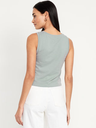 Blusa Cuello Redondo sin Mangas