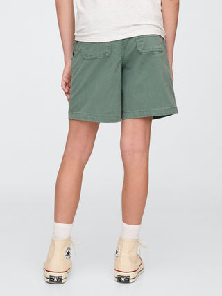 Short con Cintura Elástica de Algodón, Niño