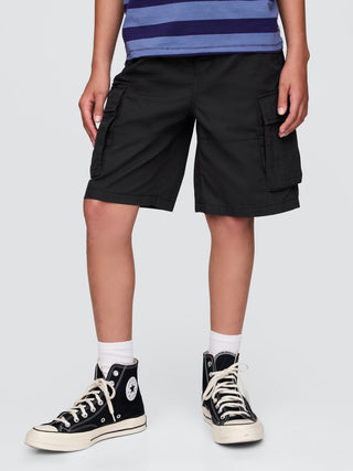 Shorts cargo fáciles de ripstop de 7,5" para niños.