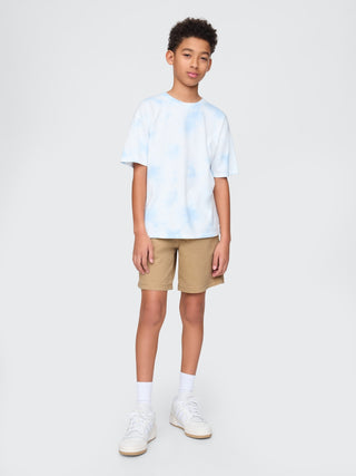 Short con Cintura Elástica de Algodón, Niño