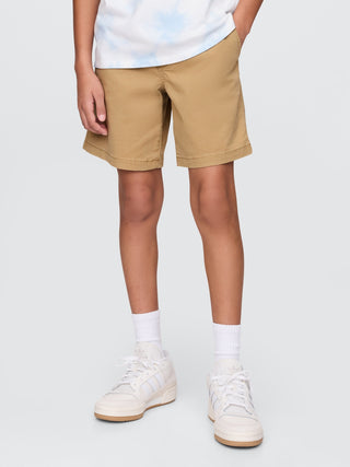 Short con Cintura Elástica de Algodón, Niño