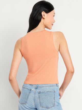 Blusa Cuello Redondo sin Mangas