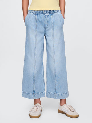 Jeans Talle Alto con Cintura Elástica, Niña