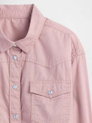 Camisa Manga Larga con Bolsillos, Niña
