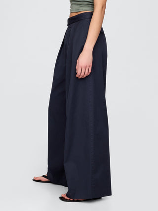 Pantalón Talle Alto con Pinzas Delanteras