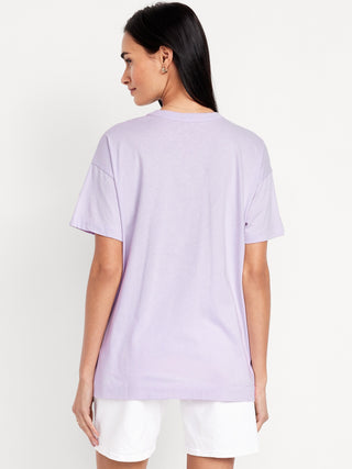 Camiseta Cuello Redondo de Algodón