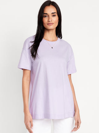 Camiseta Cuello Redondo de Algodón