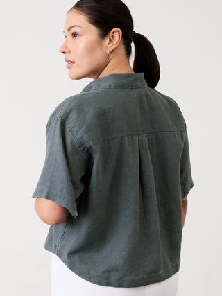 Camiseta Manga Corta de Lino