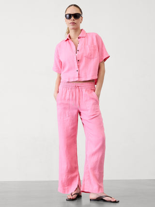 Camiseta Manga Corta de Lino