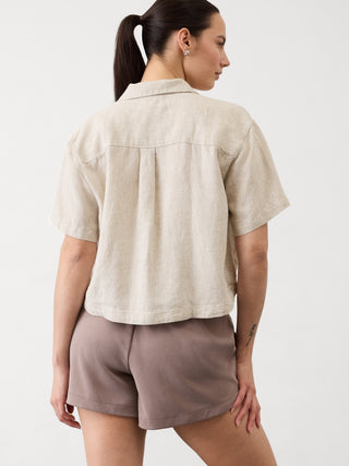 Camiseta Manga Corta de Lino