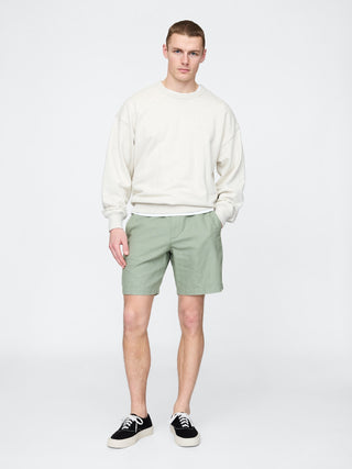 Short Talle Alto con Bolsillos de Lino