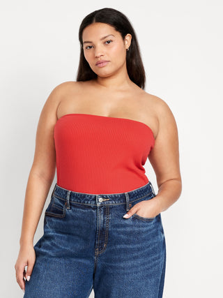 Blusa Acanalada Escote Palabra de Honor