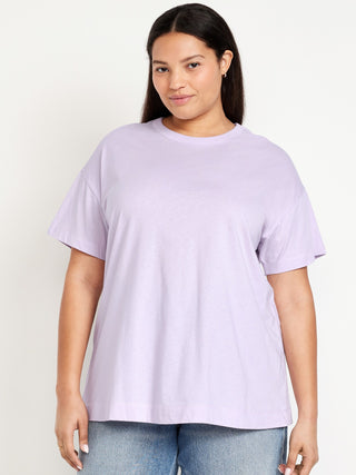 Camiseta Cuello Redondo de Algodón