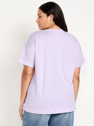 Camiseta Cuello Redondo de Algodón
