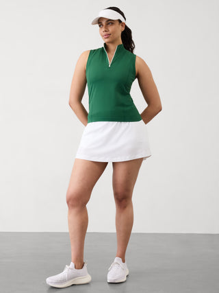 Camiseta Deportiva sin Mangas con Zipper