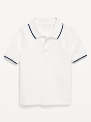 Polo Manga Corta con Botones de Algodón, Bebé