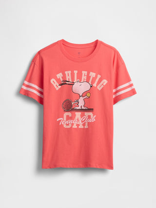 Camiseta Manga Corta con Logo, Niña