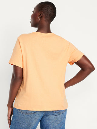 Camiseta Manga Corta con Logo de Algodón