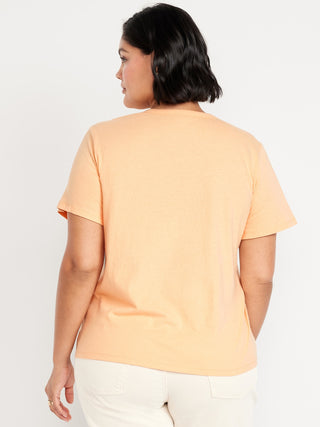 Camiseta Manga Corta con Logo de Algodón