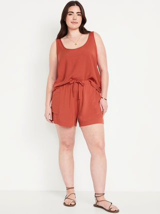 Short Talle Alto con Cintura Elástica
