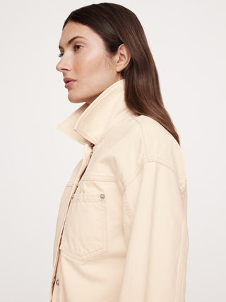 Chaqueta Denim con Bolsillo Delantero