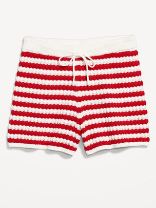 Short Talle Alto con Cintura Elástica de Crochet