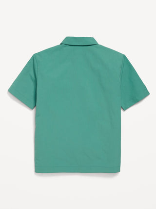 Camisa Manga Corta con Bolsillos, Niño