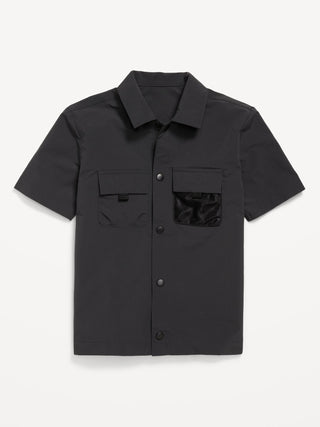 Camisa Manga Corta con Bolsillos, Niño