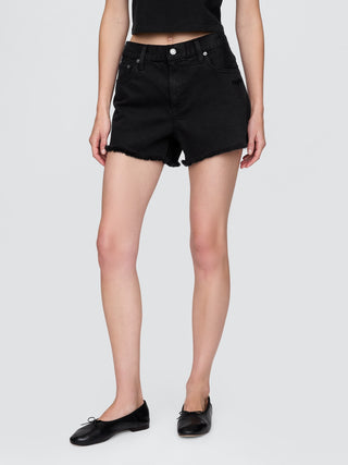 Short Denim Talle Medio con Bolsillos