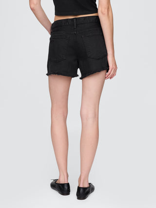 Short Denim Talle Medio con Bolsillos