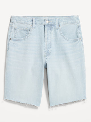 Bermuda Denim Talle Medio con Bolsillos