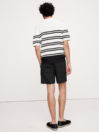 Short con Cintura Elástica y Bolsillos