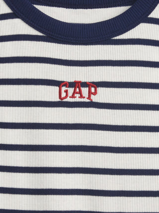 Camiseta sin Mangas con Logo Bordado, Niña