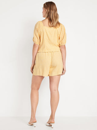 Enagua con Cintura Elástica Estampado